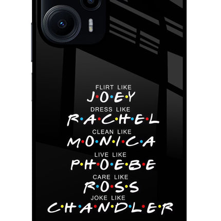 FRIENDS Character Poco F5 5G Glass Case