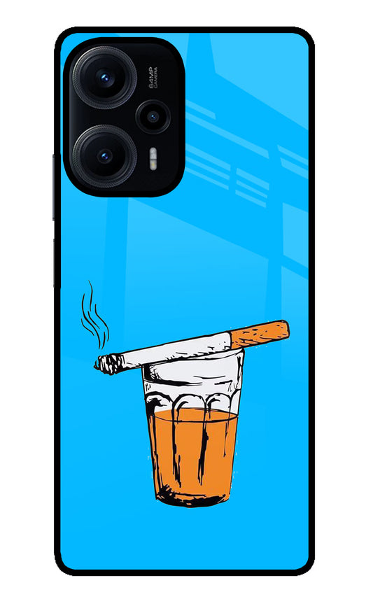 Chai Sutta Poco F5 5G Glass Case