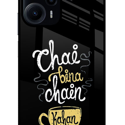 Chai Bina Chain Kaha Re Poco F5 5G Glass Case
