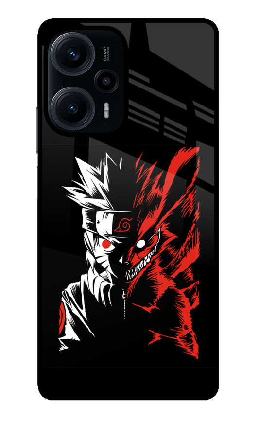 Naruto Two Face Poco F5 5G Glass Case