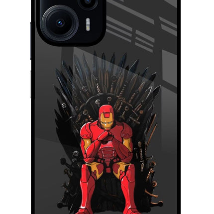 Ironman Throne Poco F5 5G Glass Case