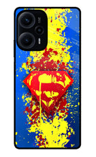 Superman logo Poco F5 5G Glass Case