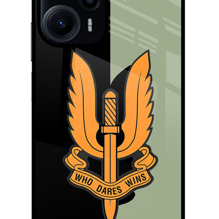 Balidan Logo Poco F5 5G Glass Case