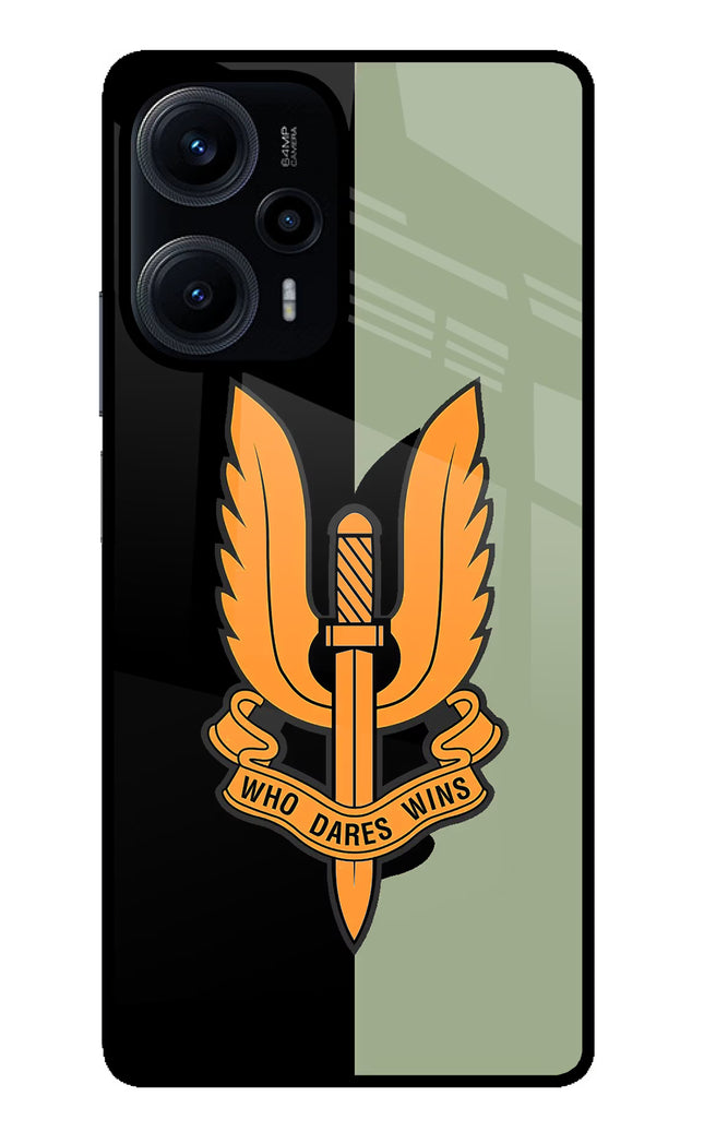 Balidan Logo Poco F5 5G Glass Case