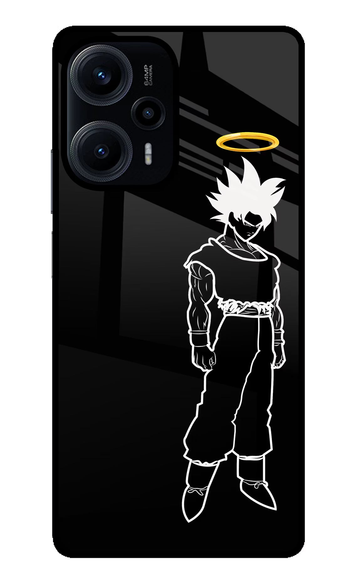 DBS Character Poco F5 5G Glass Case Back Cover by Casekaro