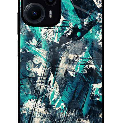 Artwork Poco F5 5G Glass Case Back Cover by Casekaro