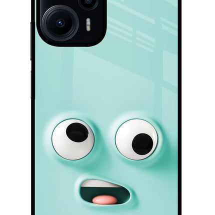 Funny Cartoon Poco F5 5G Glass Case