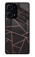Geometric Pattern Poco F5 5G Glass Case