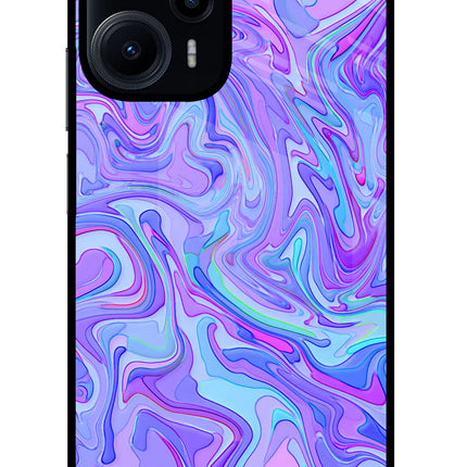 Glitter Poco F5 5G Glass Case