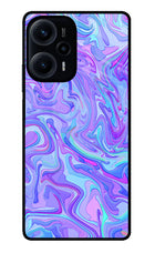 Glitter Poco F5 5G Glass Case