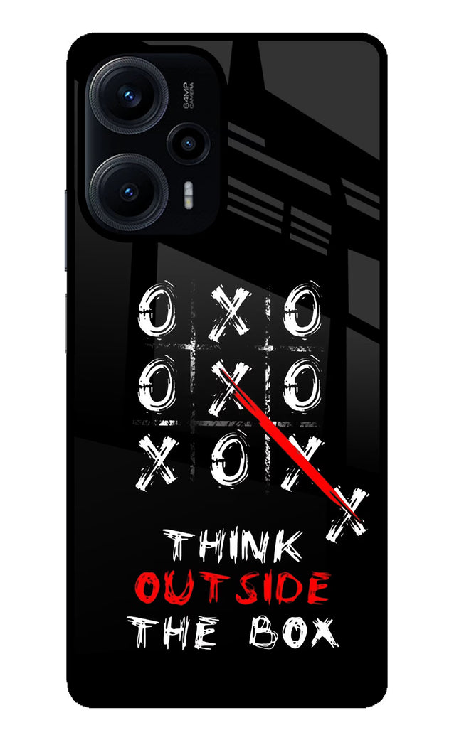 Think out of the BOX Poco F5 5G Glass Case