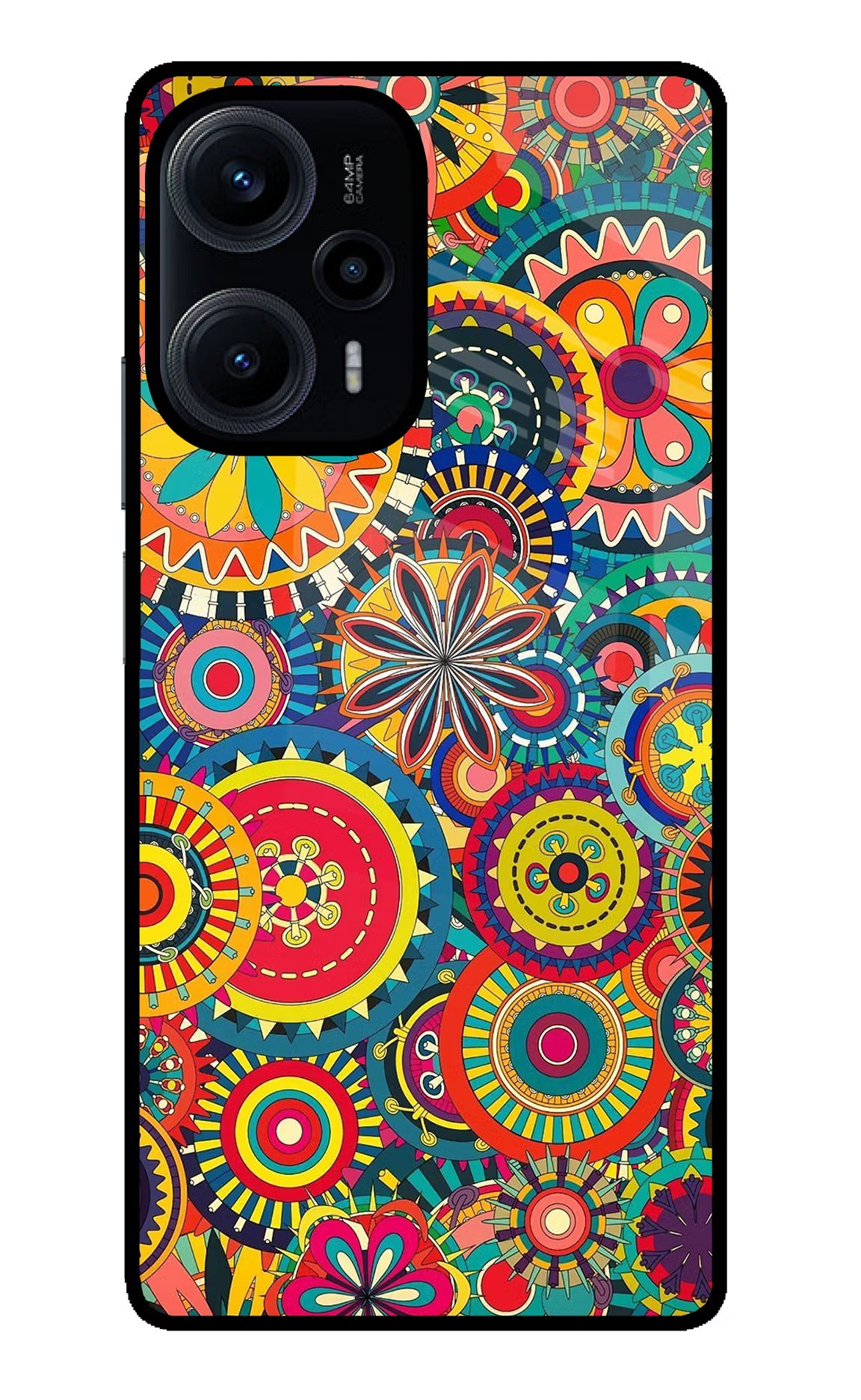 Gol Gol Art Poco F5 5G Glass Case Back Cover by Casekaro