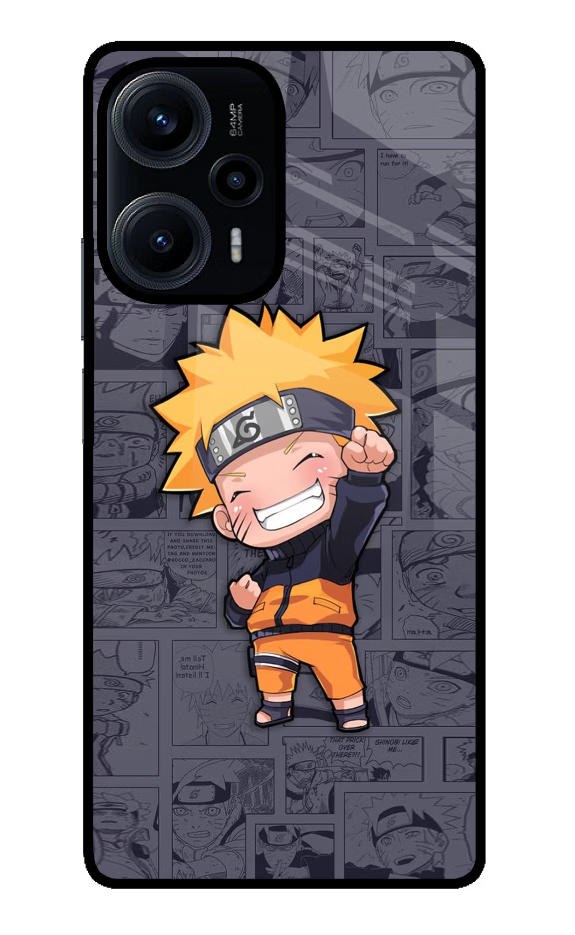 Chota Naruto Poco F5 5G Glass Case