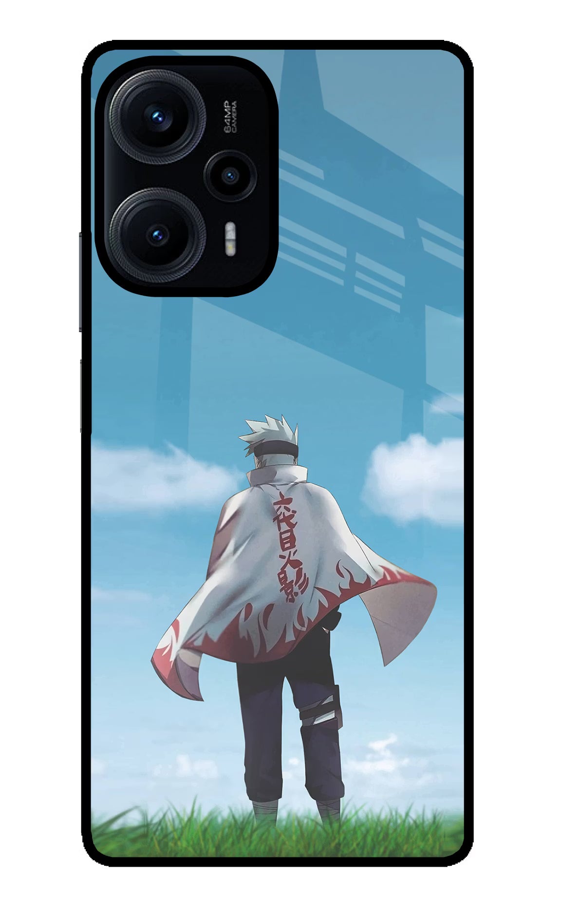 Kakashi Poco F5 5G Glass Case Back Cover by Casekaro