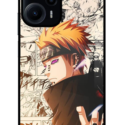 Pain Anime Poco F5 5G Glass Case
