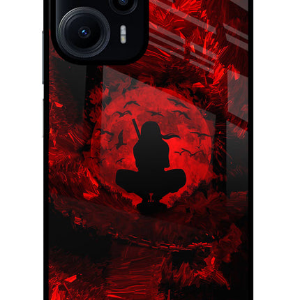 Itachi Uchiha Poco F5 5G Glass Case