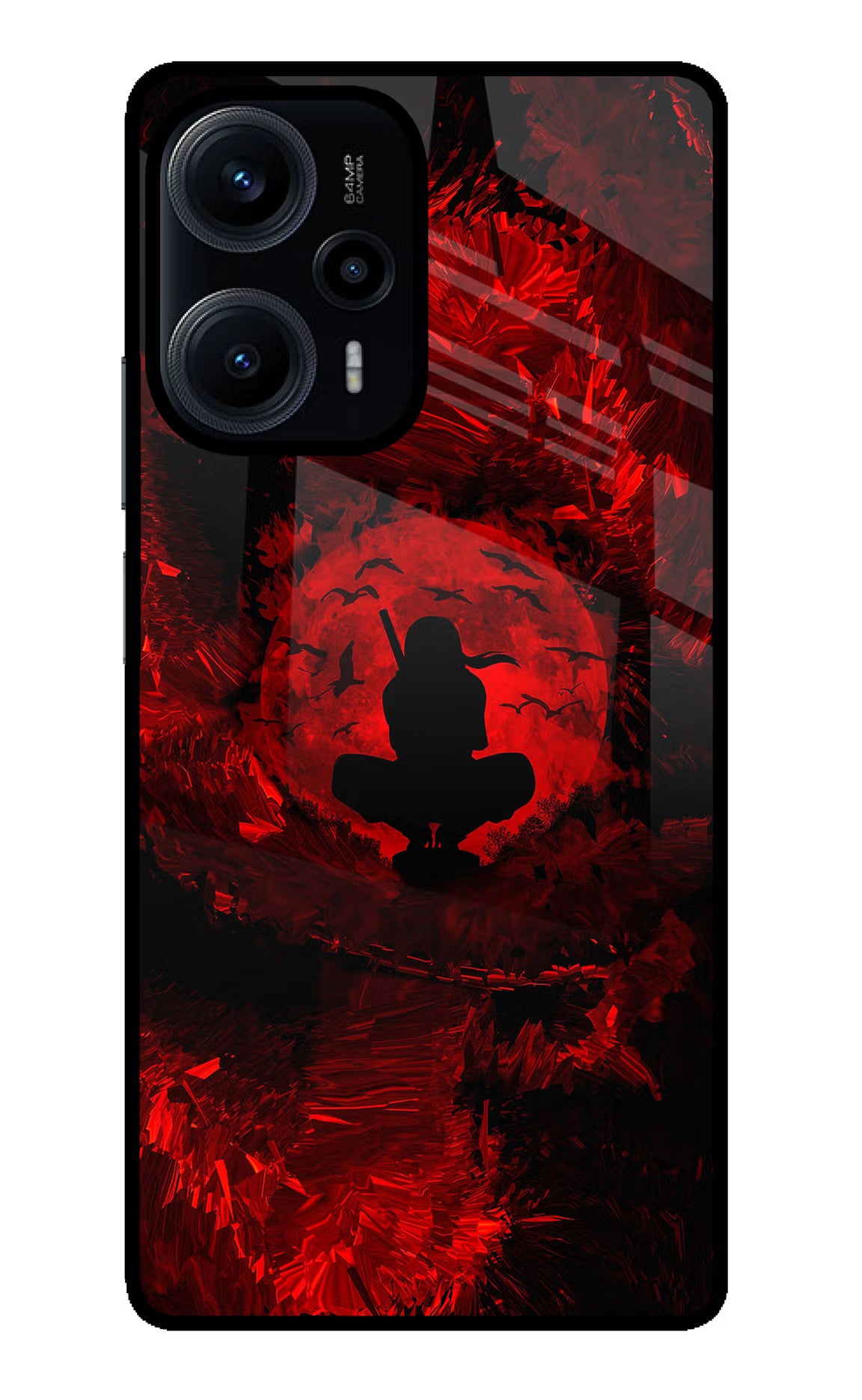 Itachi Uchiha Poco F5 5G Glass Case