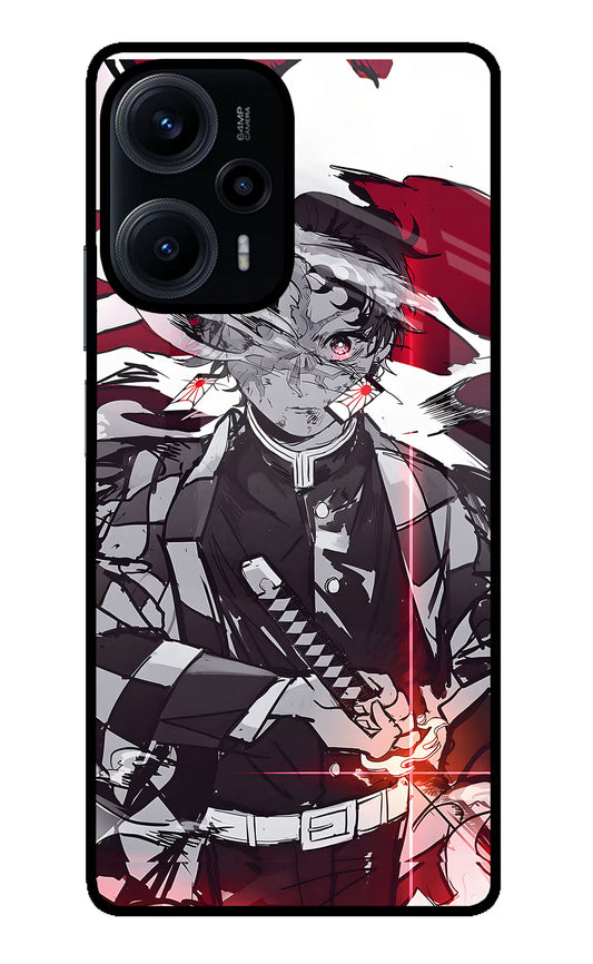 Demon Slayer Poco F5 5G Glass Case