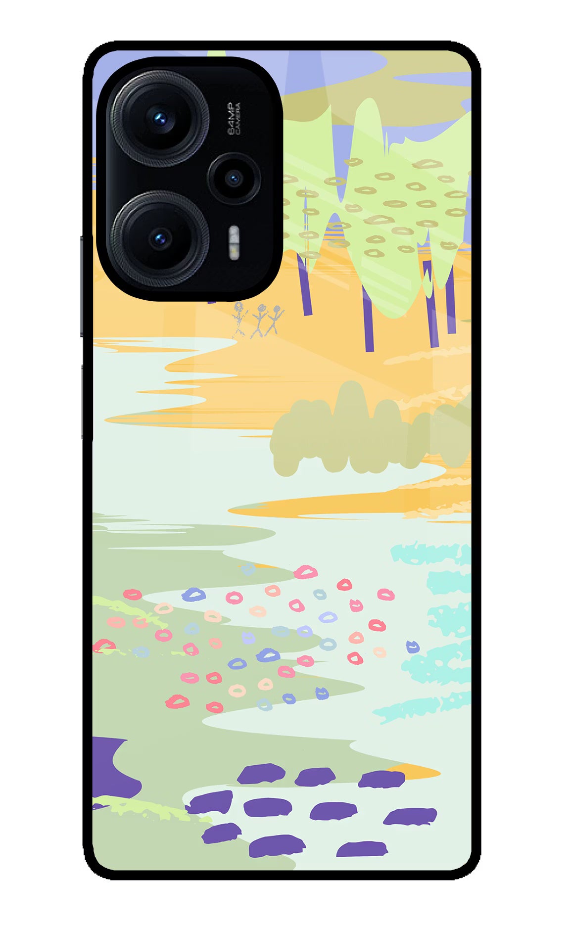 Scenery Poco F5 5G Glass Case