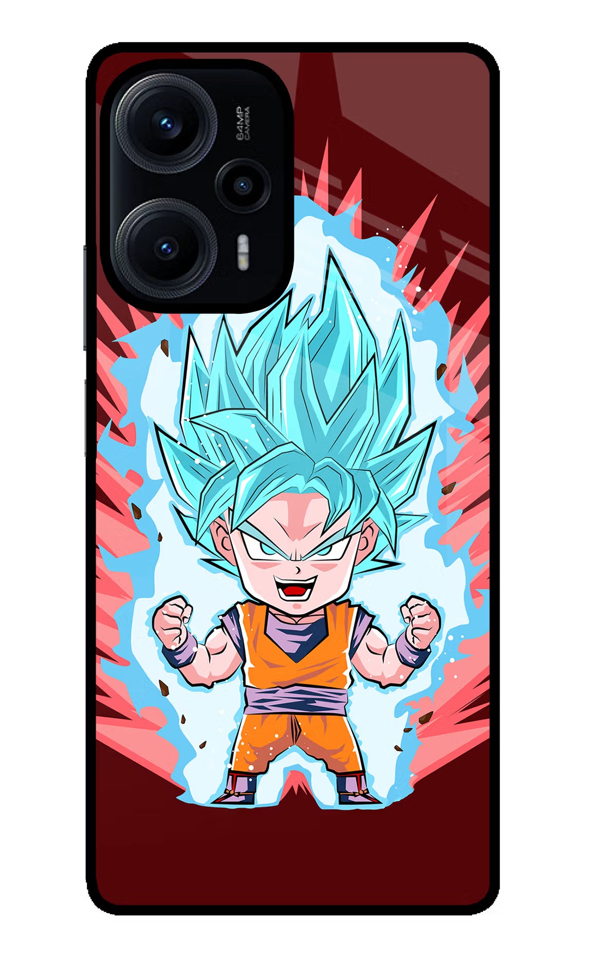 Goku Little Poco F5 5G Glass Case