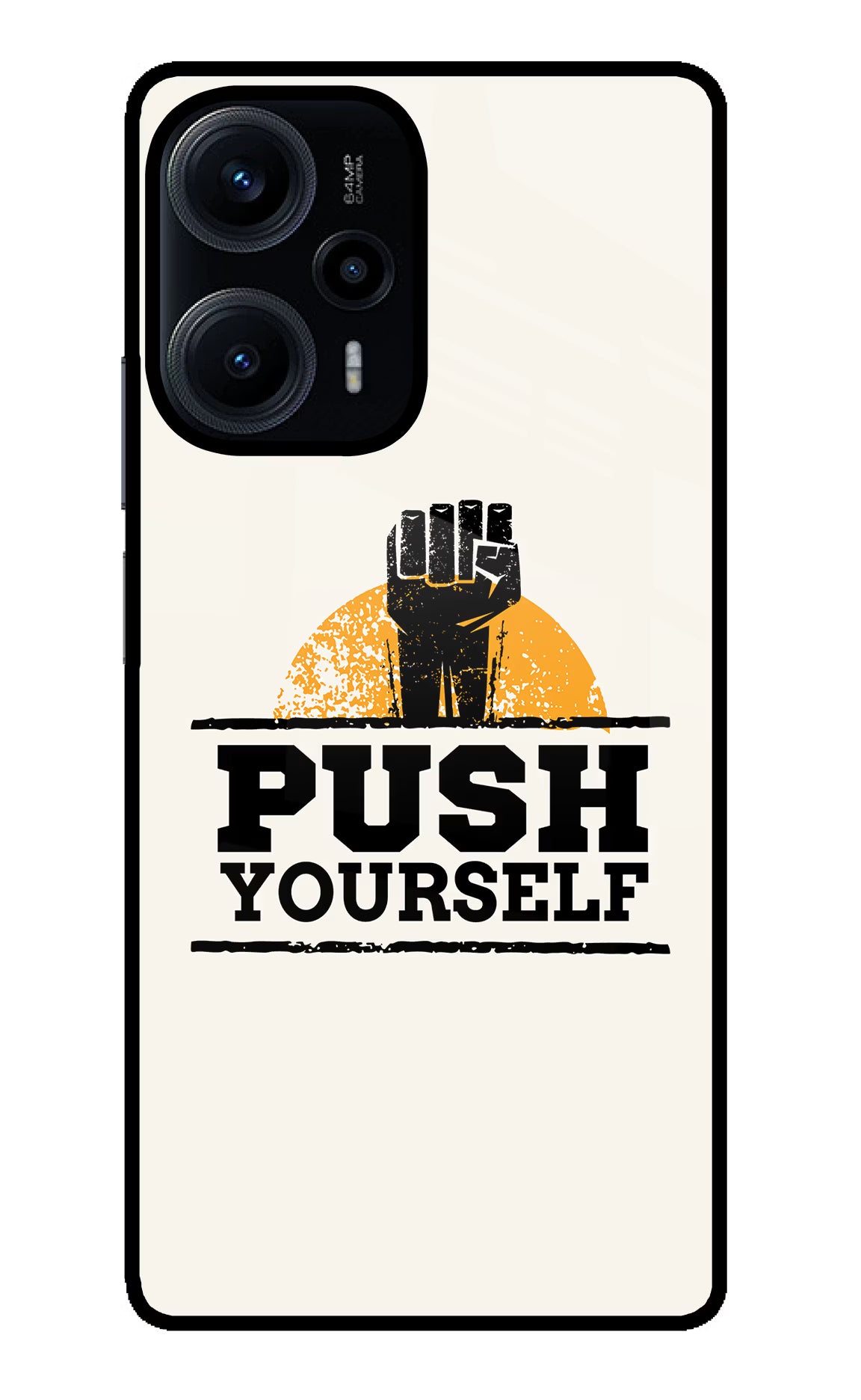 Push Yourself Poco F5 5G Glass Case