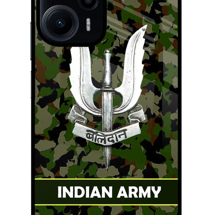 Balidan Indian Logo Poco F5 5G Glass Case