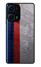 BMW Stripes Poco F5 5G Glass Case