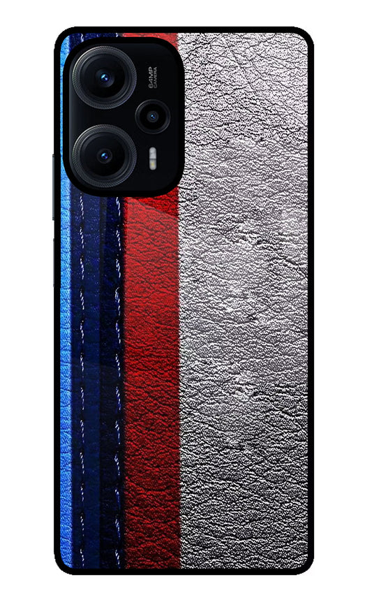 BMW Stripes Poco F5 5G Glass Case