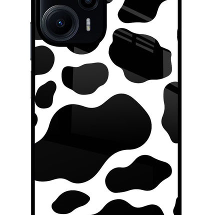 Cow Spots Poco F5 5G Glass Case