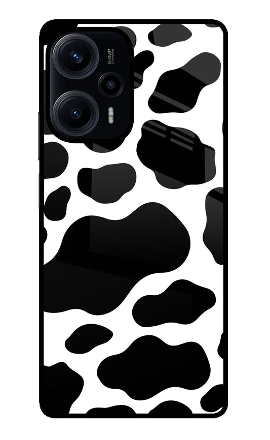 Cow Spots Poco F5 5G Glass Case