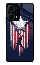 Captain America Marvel Art Poco F5 5G Glass Case