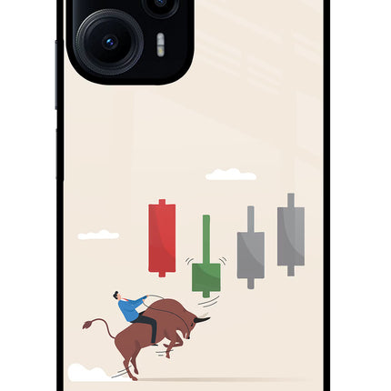 Bull Trading Momentum Poco F5 5G Glass Case