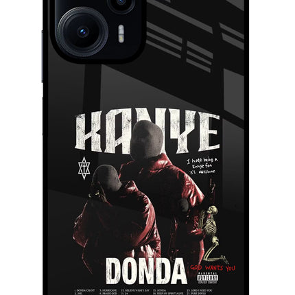 Donda Kanye West Poco F5 5G Glass Case