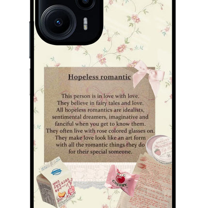 Hopeless Romantic Poco F5 5G Glass Case