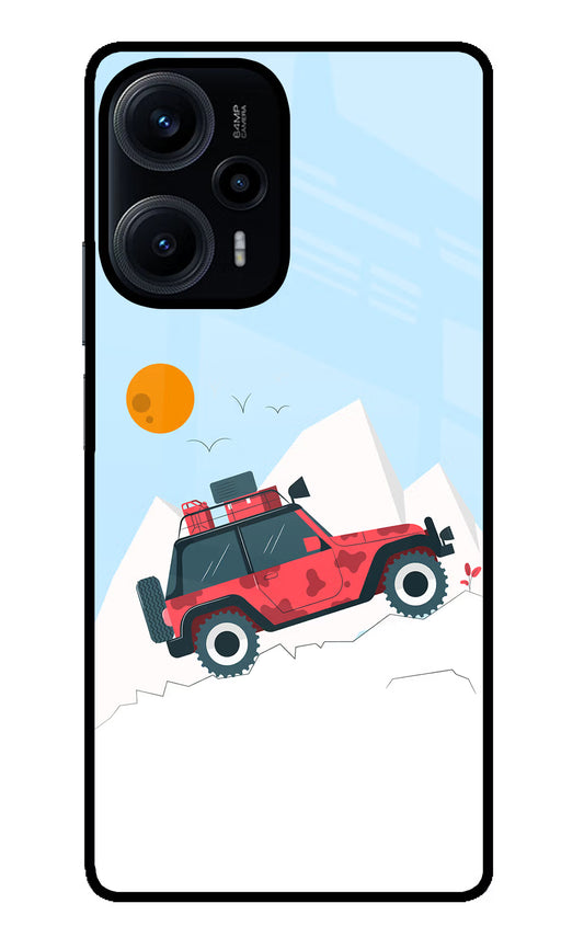 Mountain Trail Beast Poco F5 5G Glass Case