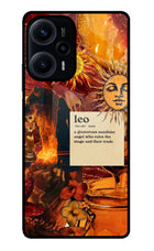 Leo Zodiac Poco F5 5G Glass Case
