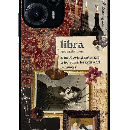 Libra Zodiac Poco F5 5G Glass Case