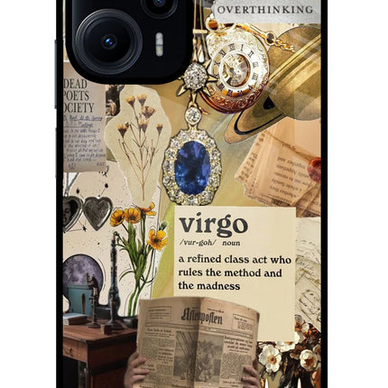 Virgo Zodiac Poco F5 5G Glass Case