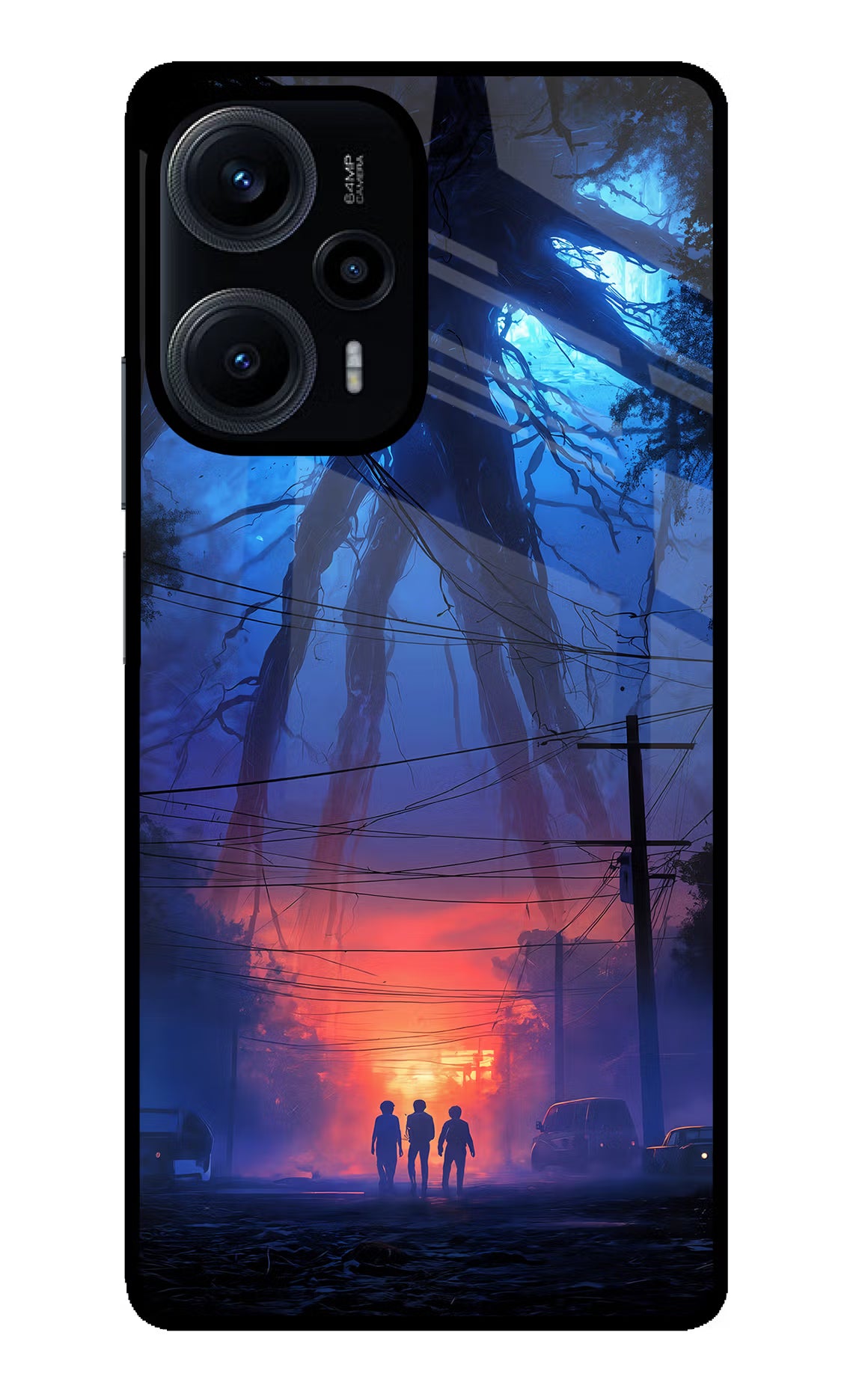Ordinary Things Shadow Poco F5 5G Glass Case Back Cover by Casekaro