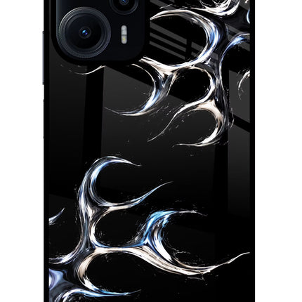 Chrome Tribal Poco F5 5G Glass Case