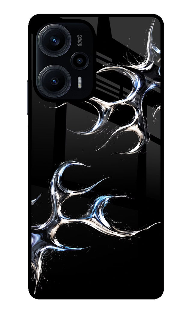 Chrome Tribal Poco F5 5G Glass Case
