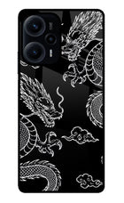 Twin Dragons Poco F5 5G Glass Case