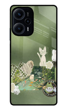Aesthetic anime Poco F5 5G Glass Case