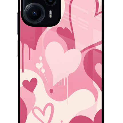 Hearty case Poco F5 5G Glass Case