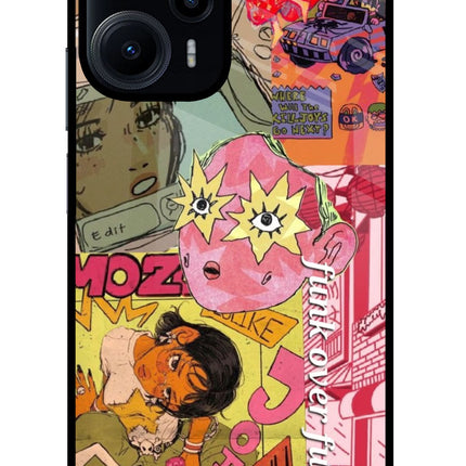 Funkover Poco F5 5G Glass Case