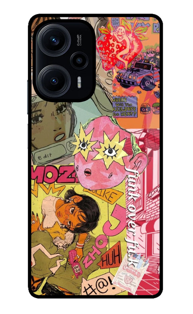 Funkover Poco F5 5G Glass Case