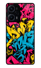 Graffiti Vibe Poco F5 5G Glass Case