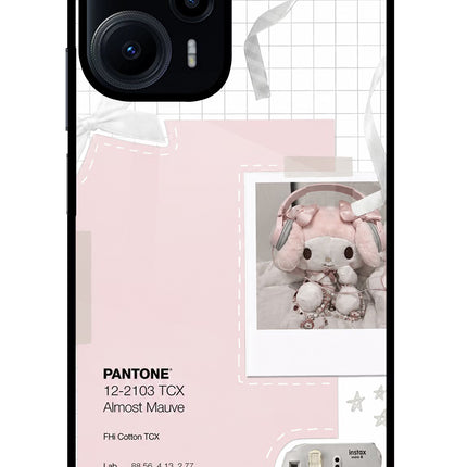 Pantone Asthetic Poco F5 5G Glass Case