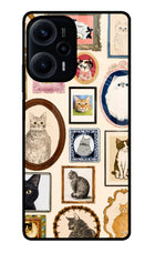 Mirror Cats Poco F5 5G Glass Case