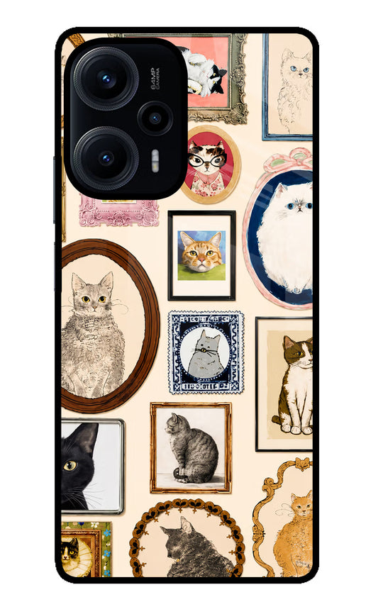 Mirror Cats Poco F5 5G Glass Case